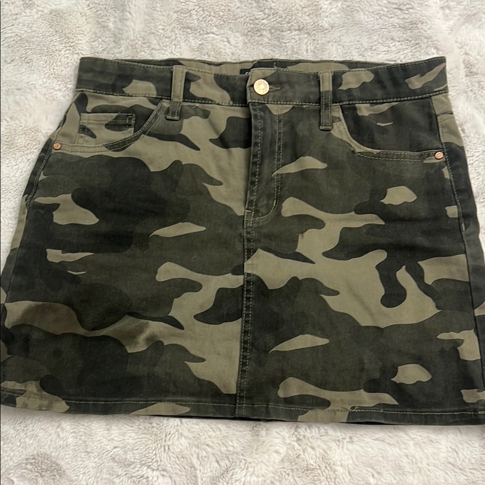Camo Mini Skirt